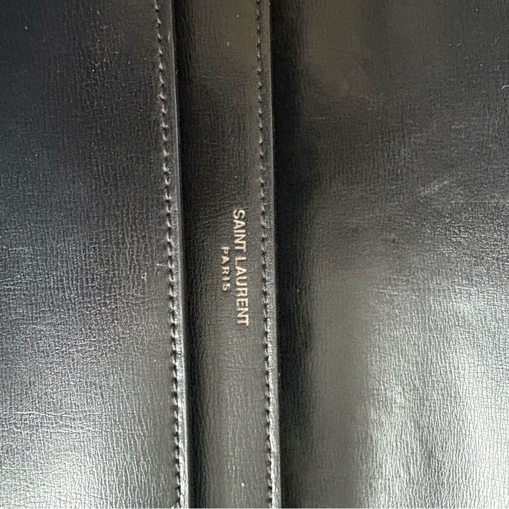 YSL SUNSET PURSE - black on black - Picture 9 of 11